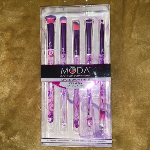 Moda Purple Smoke Show Eye Brush Kit - Picture 1 of 4